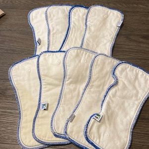 Best Bottom 55% Hemp 45% Organic Cotton Large OVERNIGHT Inserts